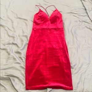 Velvet bodycon mini dress